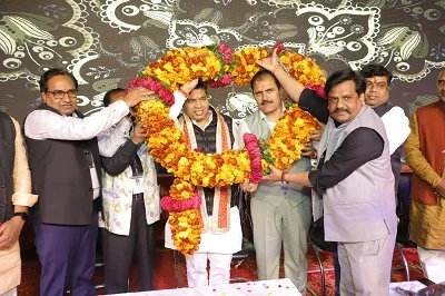 MLA Shrikant Sharma at K.M. University , Mathura